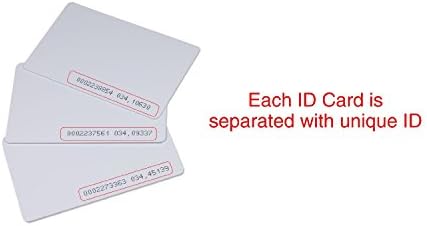 SainSmart Универсална Бяла Пластмасова Безконтактен карта за достъп 125 khz TK4100 EM4100 RFID Proximity ID Smart Entry (опаковка от