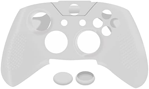 Съвместимост с Xbox One S, 4 бр., високо Качествени Силиконови Калъфи за контролери, имат противоплъзгаща Защита от пот, Защитна Мека Гума калъф за аксесоари за Xbox One S, Бя?