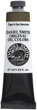 Daniel Smith Оригинален Маслен цвят, Естествен Тигрови очи, 1,25 течни унции