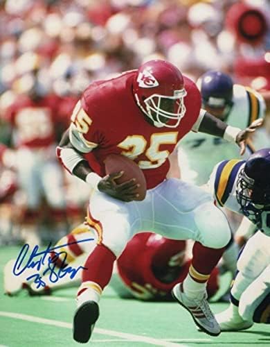 Кристиан Окойе Подписа Снимка 11X14 с автограф Kansas City Chiefs w / COA - Снимки NFL с автограф