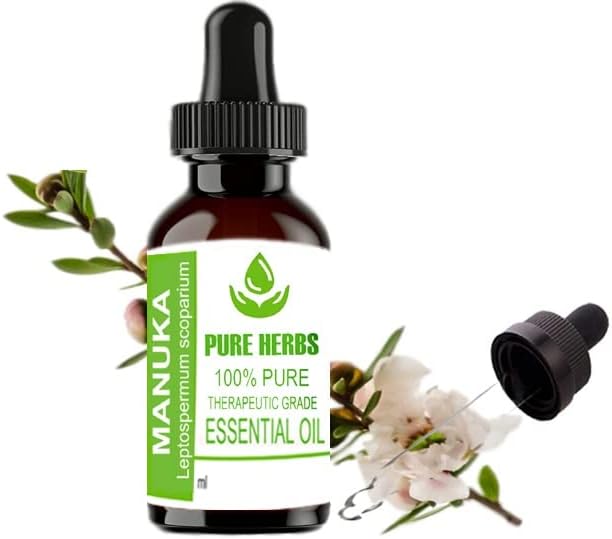 Етерично масло от Манука от чисти билки (Leptospermum Scoparium) - Чист и натурален Терапевтичен клас 15 мл