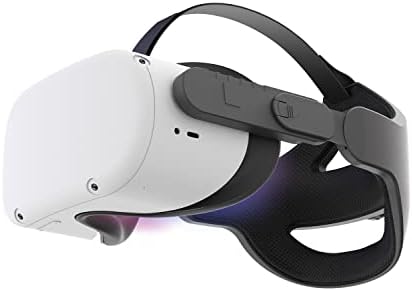 NIUVR Черна лента на главата + Черна Силиконова подплата За лице + Пылезащитная защита на обектив, Съвместима с аксесоари Meta Oculus Quest 2