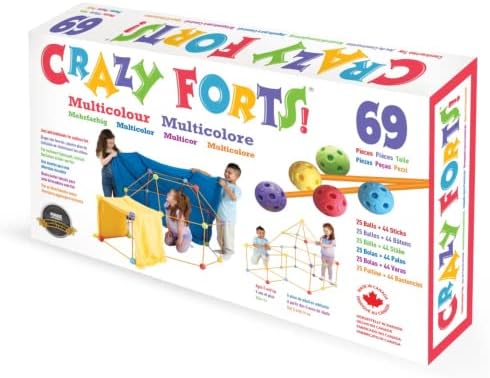 Crazy Крепости - Комплект за монтаж в Камуфляжном цвят за деца от 8-12 години Играчки за създаване на крепости за помещения - Траен и