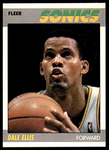 1987-88 Fleur #33 Дейл Елис , нов баскетболния отбор от НБА Сиатъл суперсоникс се търговска карта