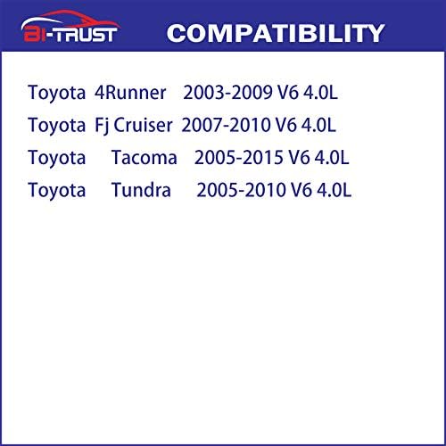 Въздушен филтър на двигателя Bi-Trust CA9683, Замяна за Toyota 4Runner 2003-2009 Fj Cruiser 2007-2010 Tacoma 2005-2015 Tundra 2005-2010 V6 4.0 L