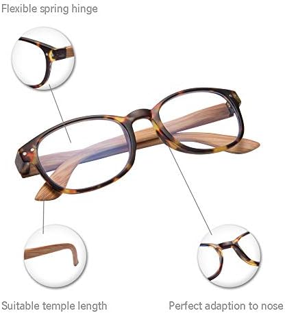 EYEGUARD 4 опаковки очила за четене, блокер синя светлина кутия пантите, ридеры за жени, мъже, антибликовый филтър, леки компютърни очила