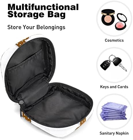 Чанта за съхранение на Хигиенни Кърпички ORYUEKAN, Преносим Чанта за съхранение на Менструалния Купа за жени и Момичета, Коледни