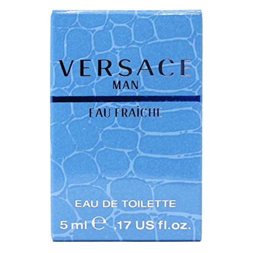 Versace Man От Versace Eau Fraiche Тоалетна вода спрей (синьо) 3,4 Грама Мъжки