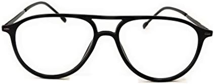 Очила за четене На lifestyle Бифокални + 1,75 Пластмаса в стил Летец 48 мм, Черна Unisex_alacfrpr3660