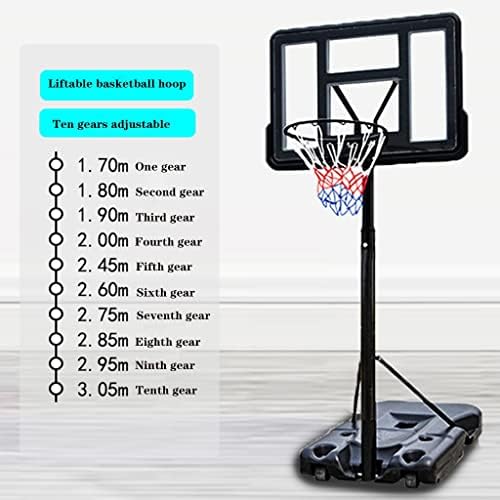 Мобилна поставка за баскетболен пръстени за деца на 12 години VEGALA, регулируеми по височина с 1 баскетбольным топката, идеален подарък за рожден ден или Коледа