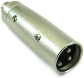 Адаптер за микрофон Стандартен RCA конектор за 3-номера за контакт штекерному гнездо в стил XLR