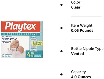 Втулки за бебешки шишета Playtex ULTRASEAL за Еднократна употреба 4 грама