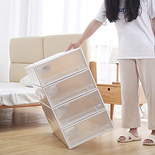 Haoo кутия за съхранение под леглото плоска кутия за съхранение на дрехи и обувки сортиране кутия може да се поставят в една купчина кутия