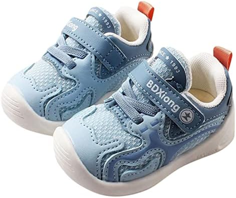 Qvkarw/ Спортни обувки, Детски обувки за бебета, Нескользящая гумена подметка, Градинска обувки за деца, дрехи за бебета, Бебешки зимни обувки (синьо небе, 4.5 инча за беб
