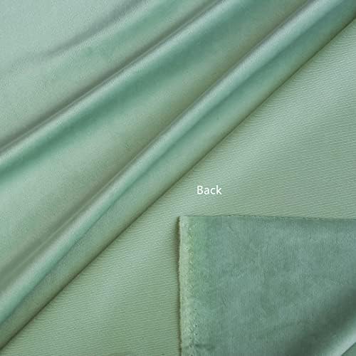 Материал от обивочной тъкан TinaKim за седалка тип пейка, кадифе плат, ремонт, със собствените си ръце (светло зелен, 2 ярд)