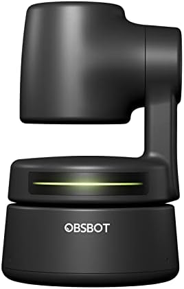 OBSBOT Малка PTZ-уеб камера за 4K HDR сензор с½, 8 инча, Автофокус, Двойна микрофон с проследяване на изкуствен интелект,