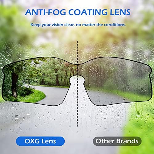 OXG 6 Опаковки фарове за мъгла, Защитни Очила ANSI Z87 +, Удароустойчив и устойчив на надраскване Защитни Очила за Работа, Лабораторията,
