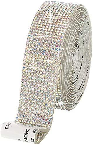 Самоклеящийся Кристал Кристал Diamond Лентата на САМ Декоративна Стикер с Кристали 2 мм за Художествени Занаяти, Украса за кола