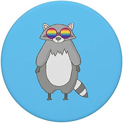 ЛГБТ Стръмен миеща мечка Гей Лесбийки Преливащи Слънчеви очила Pride PopSockets PopGrip: Замяна дръжка за телефони и таблети