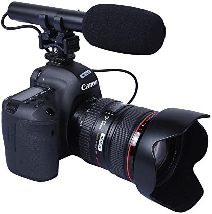 iShoot Професионална Камера Dc/DV Камера Стереомикрофон Монтиране на Микрофон за Canon, Nikon, Sony a7 Висока Фокус