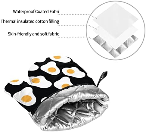 Мультяшная Бъркани яйца-Яйца Топлоустойчива Комплекти Прихваток и Прихваткодержателей