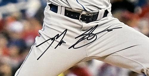Макс Шерцер е Подписал снимка Фанатици МЕЙДЖЪР лийг бейзбол Ню Йорк Метс 16х20 - Снимка с автограф от МЕЙДЖЪР лийг бейзбол