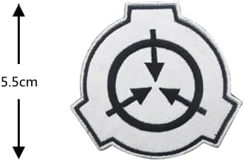 ZYGZCJ 2 бр. Логото на Фондация SCP Специални процедури за задържане на Логото на Фондацията Военно-Тактическа нашивка с