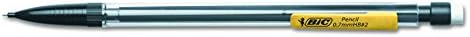 Механичен молив BIC Xtra-Life, Прозрачен корпус, Средна точка (0,7 мм), 12 броя, Черен