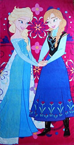 Плажна Кърпи за баня Disney Frozen Sisters Елза и Анна от памук, 30 x 60