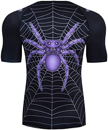 Компресиране Тениска за спорт и Отдих Anlixin Super Hero Model T-Shirt