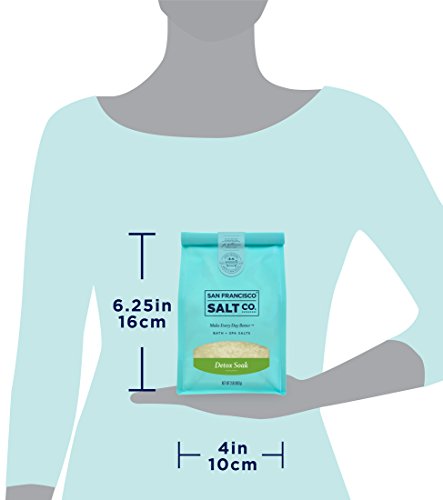 Накиснете за детоксикация 2 кг. Луксозна чанта от San Francisco Salt Company