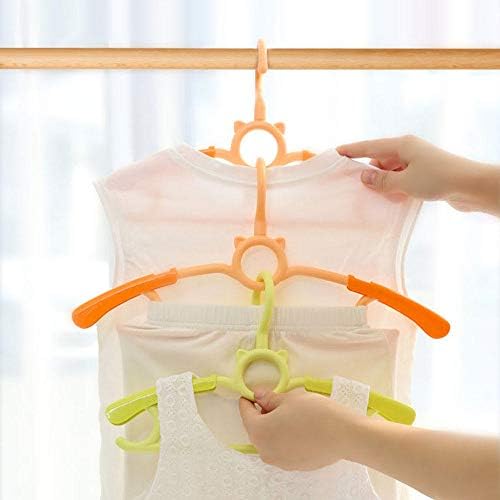 Litelife, 3 предмет, телескопична безпроблемна детска закачалка за дрехи, въртяща се на 360 ° сушилня, рафтове за съхранение (цвят: зелен)