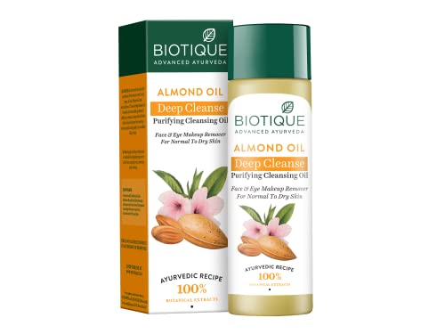 Biotique Био Бадемово масло, Успокоително за грим на лицето и очите, 120 мл /4,05 грам.
