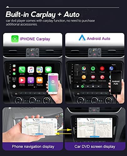 9 Android 10,0 авто радио стерео подходящ за Hyundai Solaris 1 2010- Главното устройство GPS Навигация Carplay 4G WiFi, Bluetooth
