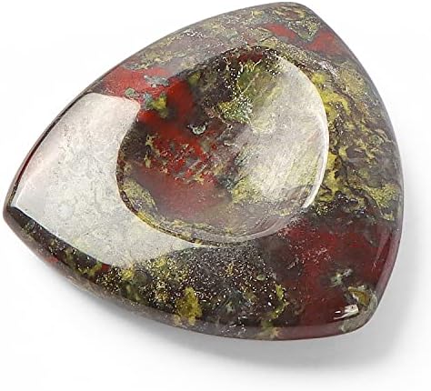 Hxswkk 1,6-инчов Камък Безпокойство Кръвта на Дракона Камъни за палеца Ръчно изработени Джобен Камък в Дланта на ръката си Crystal