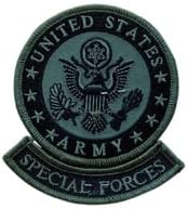 Средство за потисничество Армия специалните Сили на Съединените Щати, Заглушен Гора / Зелена Кръпка, с лепило за залепване на желязо