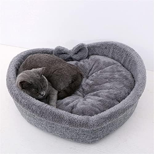 WXBDD във формата НА Сърце Меки и Уютни Котки Легло за Домашни Любимци Подложка за Голям Малкото Кученце Кучето Топла Възглавница Гнездо
