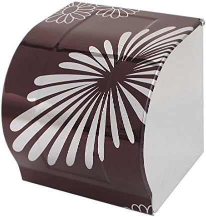 Ruilogod Държач за Тоалетна хартия от Неръждаема Стомана, Предпазител за преобръщане салфетки, Кутия, цвят Бордо (id: 331 288 8f5