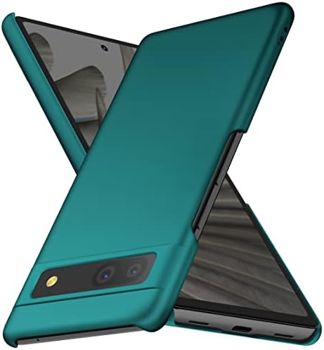 HZSANXIN е Съвместима с Pixel Google 7A Калъф с Пълно покриване на Ультратонкая Матова повърхност, устойчива на плъзгане Устойчиво на надраскване Задната част на кутията (зел