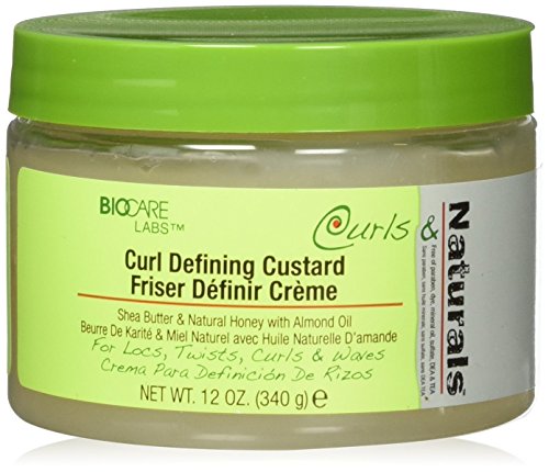 Curls & Naturals Curl Defining Creamard - Гел за стайлинг на коса с масло от шеа, натурален мед и бадемово масло - Изглажда и овлажнява косата - Усилвател на резба за определени стилове