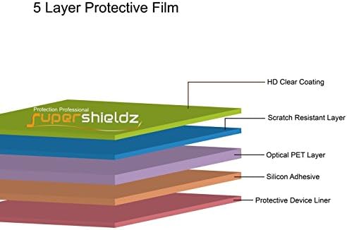 (6 опаковки) Защитно фолио Supershieldz, предназначена за Garmin Fenix 3 ВП и Fenix 3 Screen Protector, (пълно покритие на екрана) 0,23 mm
