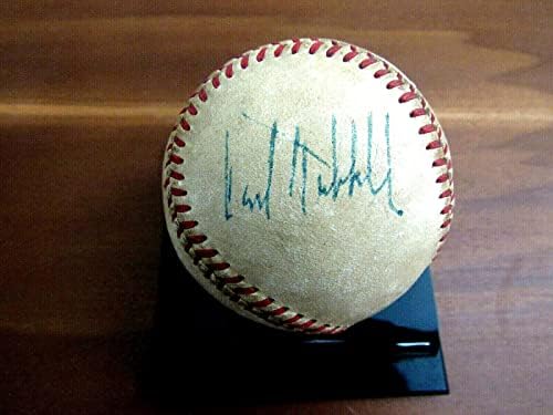 Карл Hubbell Джайентс Копито Подписа Автограф Ера Сполдинга Уорън Джайлса Gu'ед Baseball Jsa - MLB Използваните от Бейзболни топки с автографи