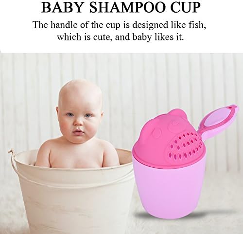 Детски шампоан изплакнете водопад чаша с улей за промиване на чаши, бутилки, пръскачки скъпа форма на мечка душ вода лъжичка главата средства за измиване на детска?