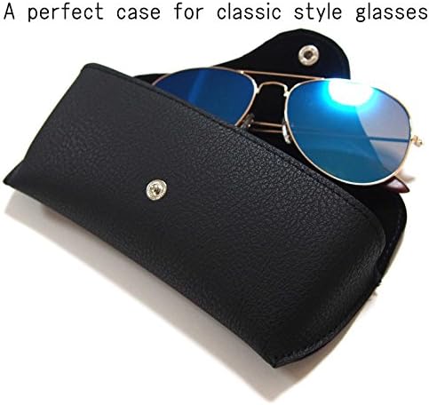 Кожена полутвърдо калъф за очила M-world за класически слънчеви очила (RB3025, RB3016 RayBan и др)