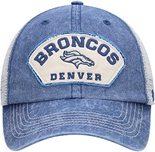 Мъжка тъмно синя шапка-Снэпбэк 47-та година Denver Broncos Denali шофьор на камион Clean Up възстановяване на предишното положение