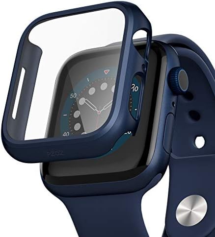 PZOZ Съвместим с Apple Watch серия SE2 /6/5 /4 / SE 44 мм Калъф с Защитно Фолио за екрана, Аксесоари, Тънка Защита, Тънка Броня, с Пълно