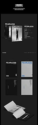 LE SSERAFIM FEARLESS 1st Mini Album Vol.1 ЧЕРНА акумулаторни или бензинови версия на CD + 112 p Книжка + 1 p фотокарточка + 1 p картичка + 1 стикер ea + 1 p Преводна хартия + Запечатани песен