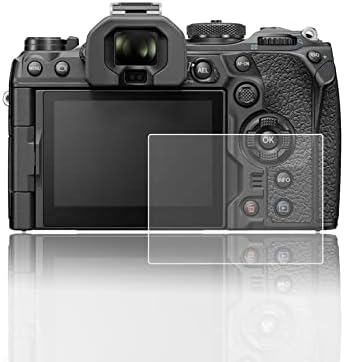 Наглазник камера + Защитно фолио за екрана： Мек Силиконов Визьора на камерата с защитно фолио за фотоапарат Olympus OM System OM-1 OM1 Camera