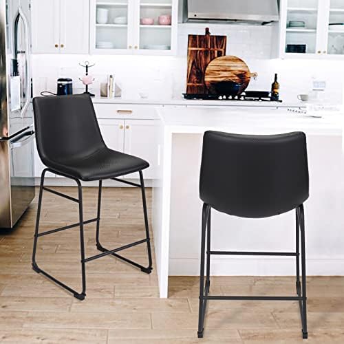 Бар столове ErgoDesign, Определени от 2,26 Инчов бар стол за сядане с облегалка, Бар стол от Въглеродни влакна с Метални
