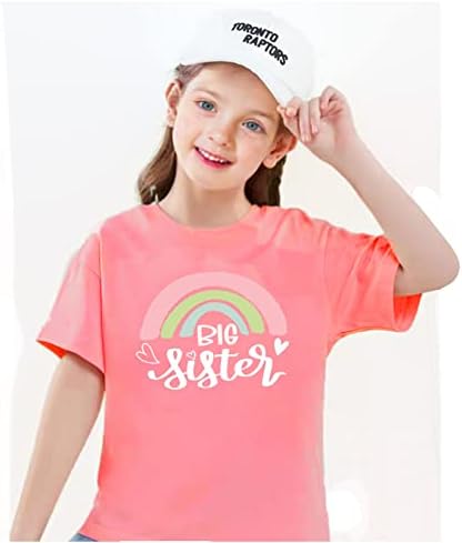 Розова Риза за Старши Сестри, Риза за по-големия си Брат, Еднакви комплекти за по-голям Брат и по-малък Брат, Комплект Тениски